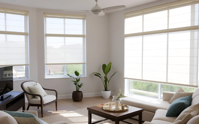 Interior Motorized Shades Interior Motorized Shades
