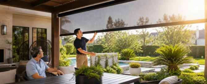 Can Motorized Patio Shades Make Houston Patios Usable in August